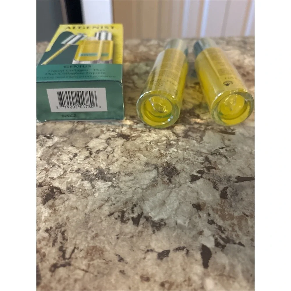 ALGENIST Genius Liquid Collagen Duo! NEW 2 FL OZ (2 x 1‎ fl. oz.) Sealed NOS